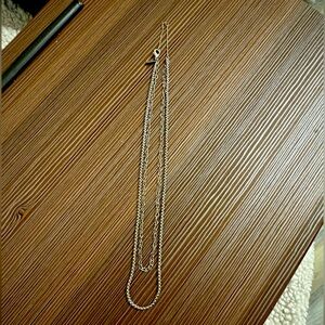 Melinda Maria Silver tone Chain Necklace